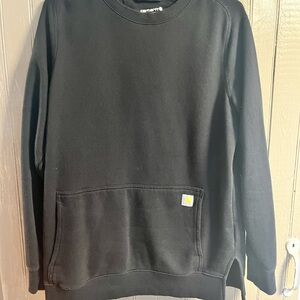 Carhartt Black Crewneck Sweater with Pocket